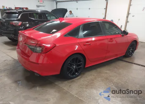 2022 Honda Civic Sport z USA, uszkodzony, nr VIN 2HGFE2F52NH601845